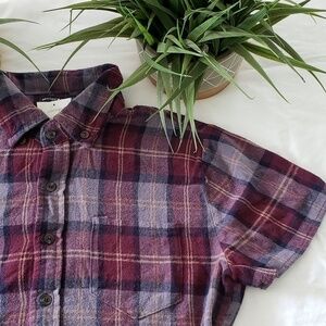 Cute crop top plaid  brandy Melville top